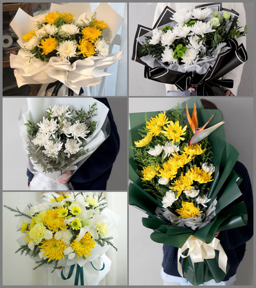 山西晋城高平市南城街道南韩庄村白事花束代送